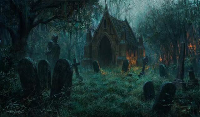 Eerie Forest Chapel