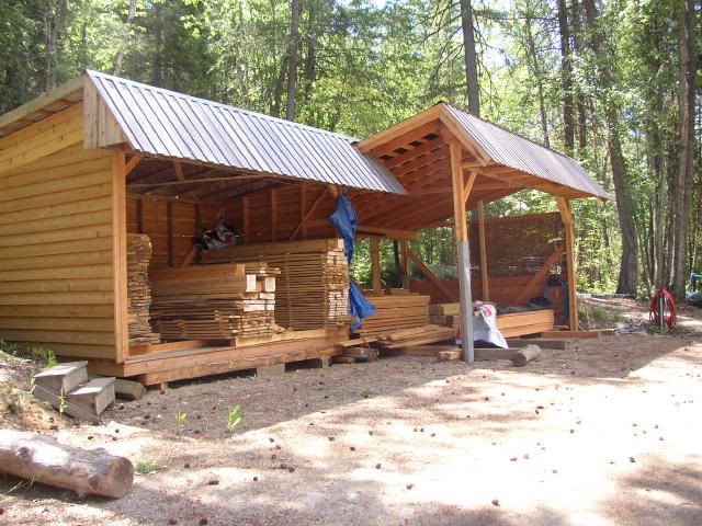 Sawmill shed and other buildings pictures | Portable ...