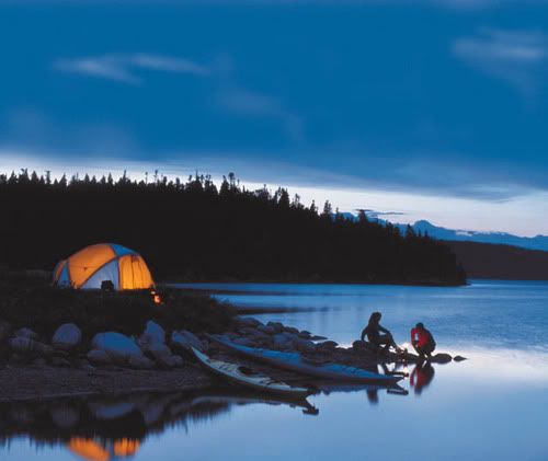 Newfoundland night camping