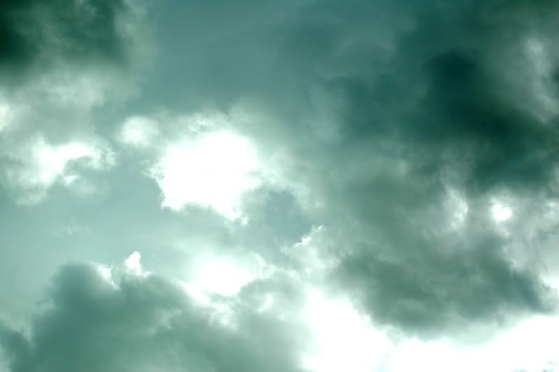 hazy sky