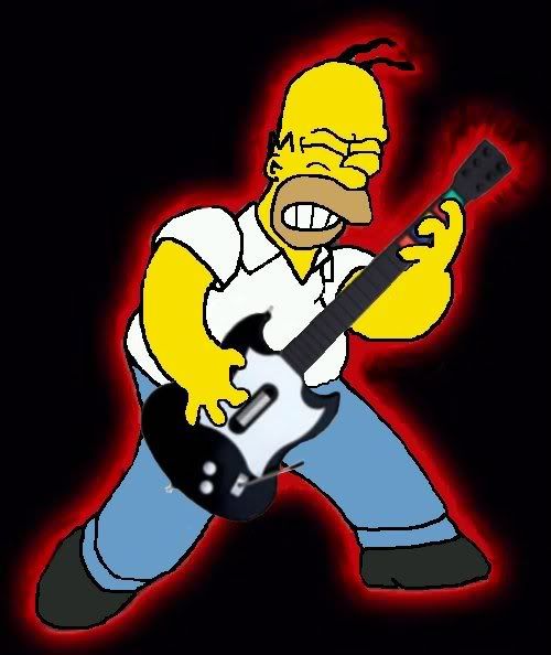 guitar hero homer Pictures, Images and Photos