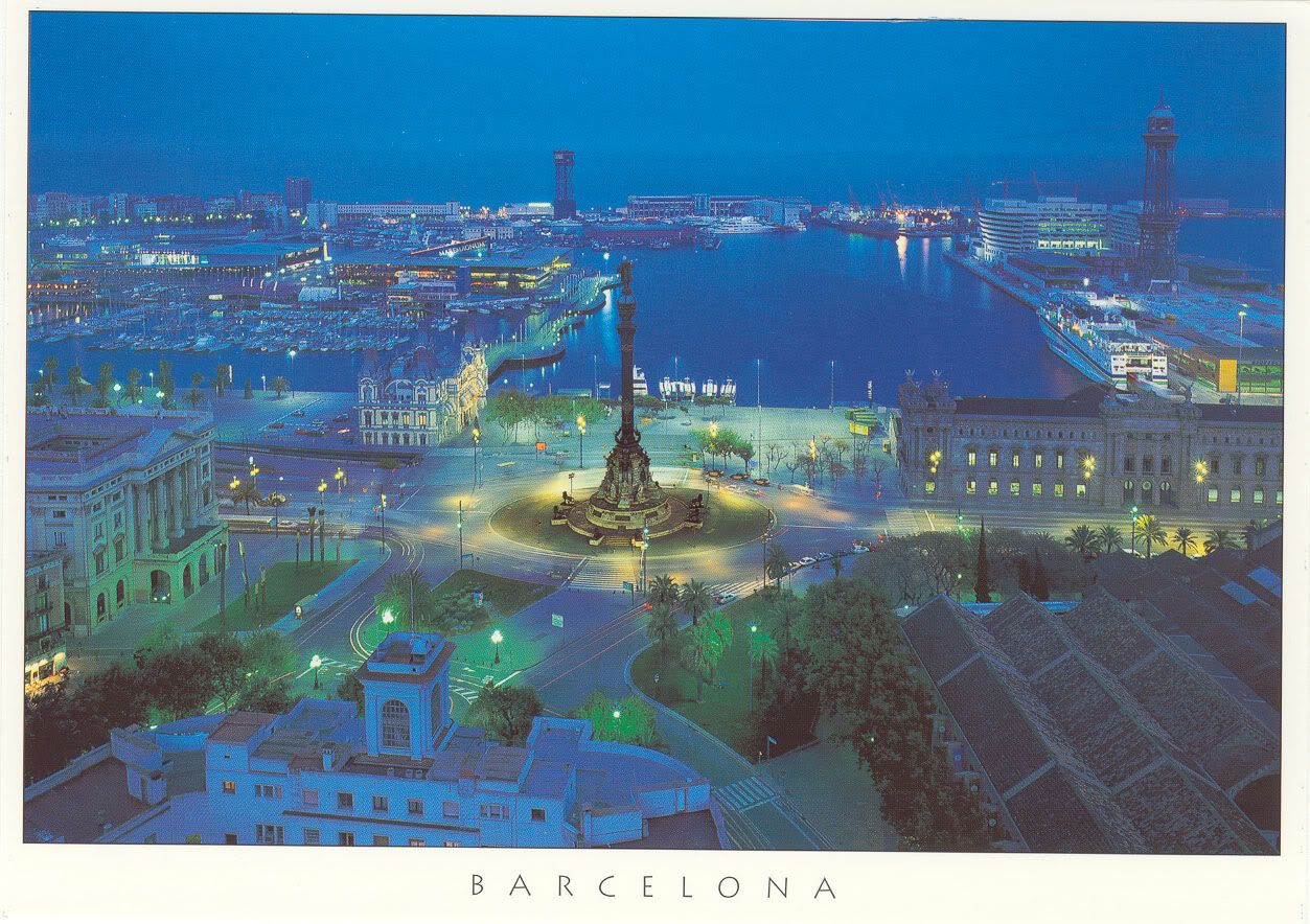 Barcelona Postcard