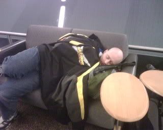 dean sleeping sea tac