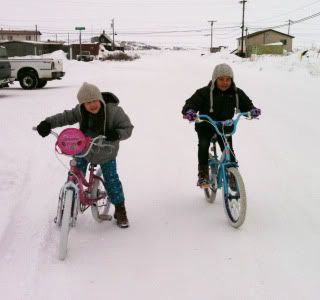 riding bikes