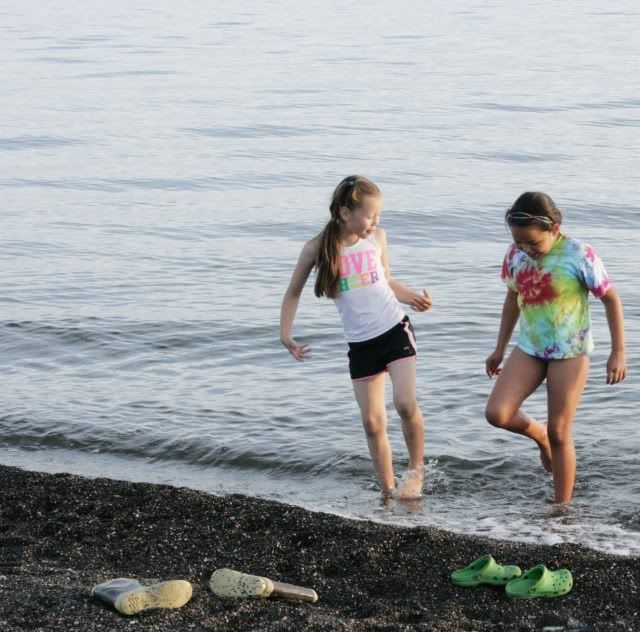 girls in water