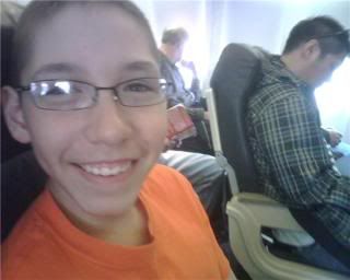 koy boy in plane