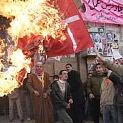 Danish Flag Burns