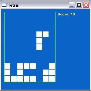An almost-tetris clone