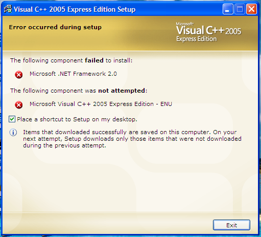 Installing Visual C 05 Express Edition