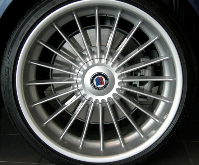 The nicest I ever had were on a BMW Alpina B7the vale was in the wheel 