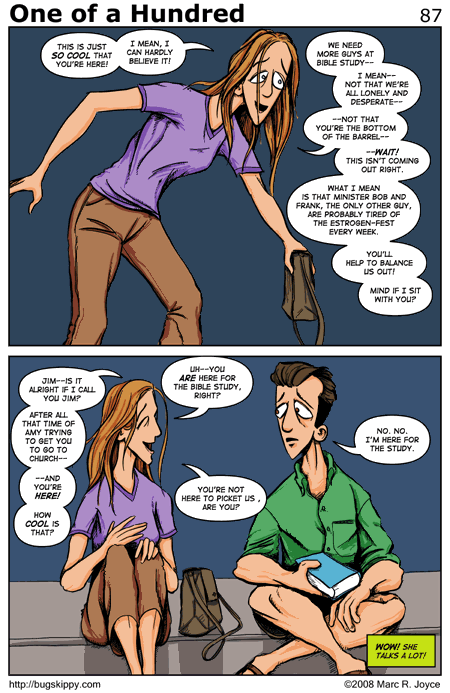 One of a Hundred pg 087 - breathe, lady, breathe!