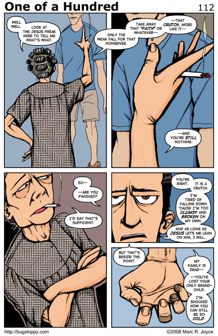 One of a Hundred pg 112 - On the Topic of Crutches
