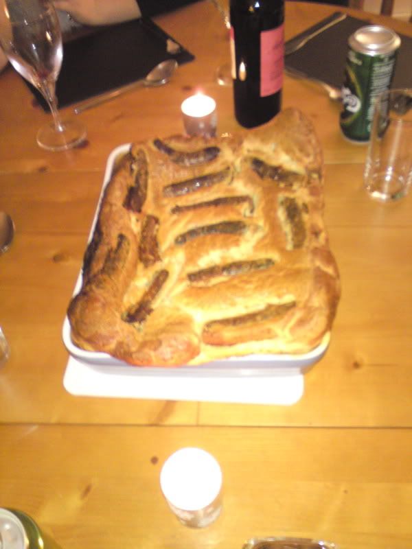 toad in hole. Biggest Toad in Hole Ever!