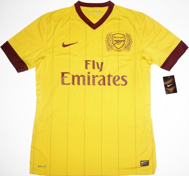 Super Rare 11/12 Arsenal Player Issue Third Football Shirt Soccer Jersey Top | eBay