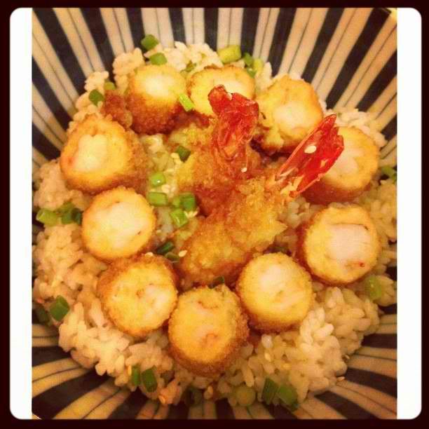 Fried Prawn Bowl Fried Prawn Bowl