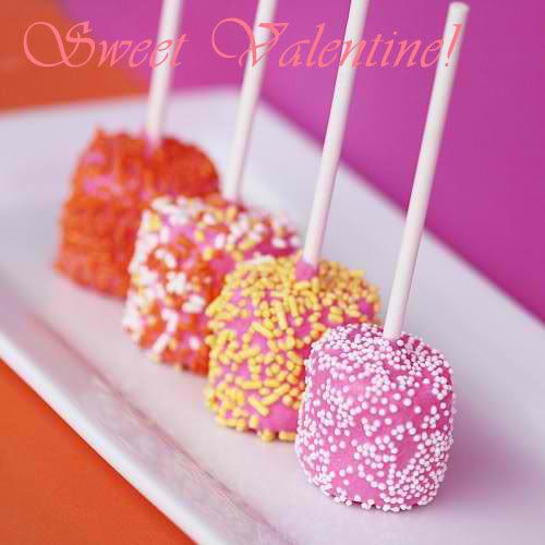 Sweet Valentine - Pink Marshmallow Choco Pops Sweet Valentine - Pink Marshmallow Choco Pops