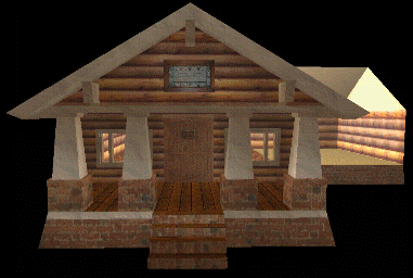 log cabin ani big