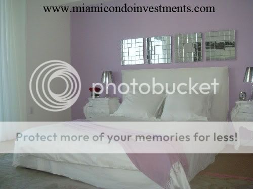 Master bedroom at Icon Brickell