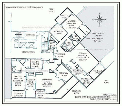 Villa Regina 904-905 floor plan