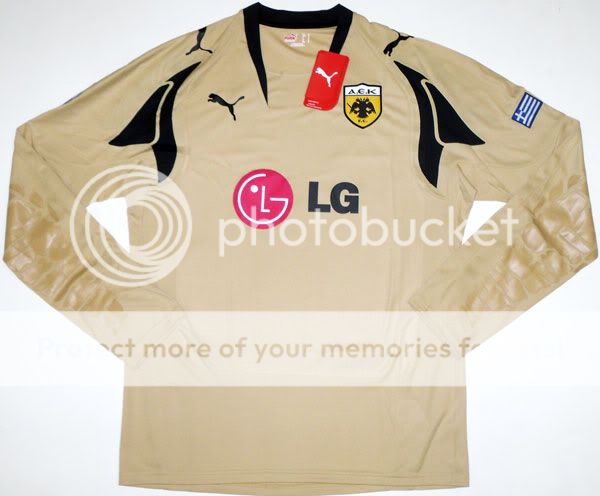 AEK Athens GK Goalkeeper Football Shirt Jersey Greece  