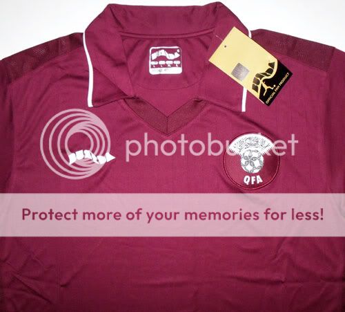 Qatar National Home Football Shirt Soccer Jersey Top  