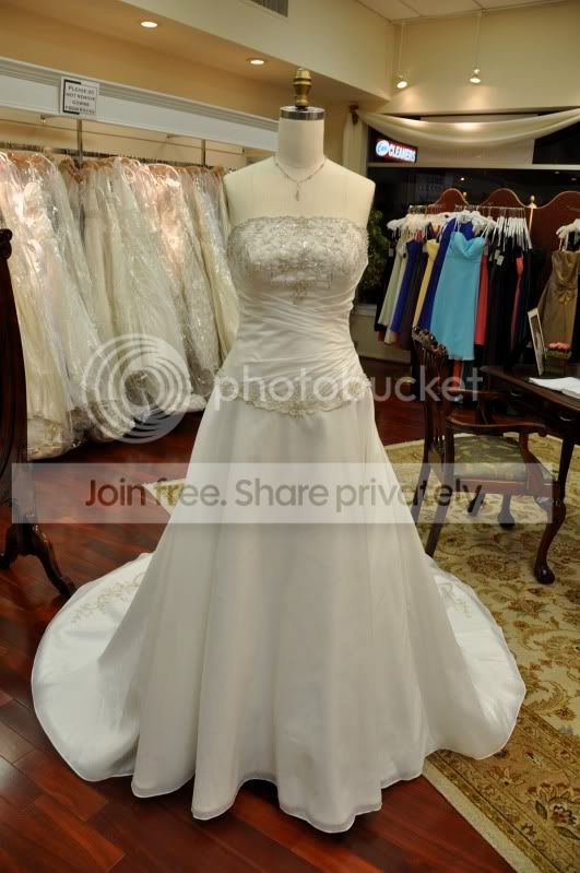 Front of dress