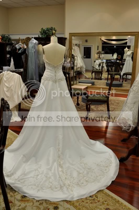 Back of dress